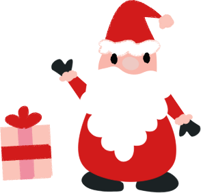 Santa and Gift