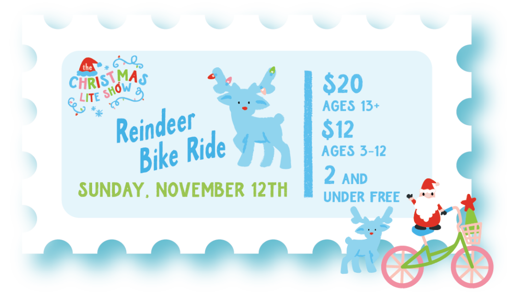 2023 Reindeer Ride Ticket graphic